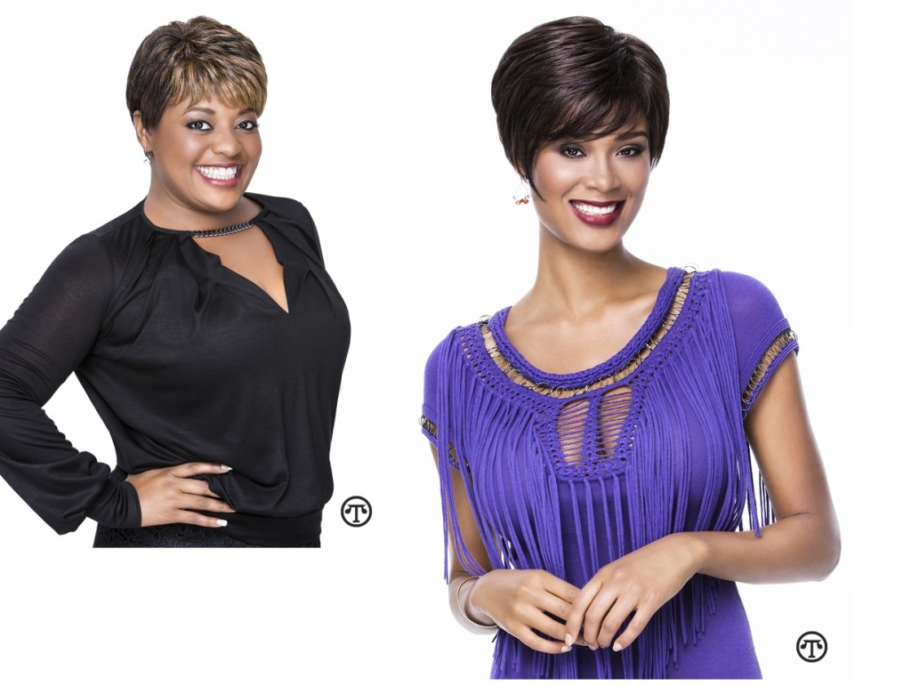 Customize your look with wigs such as this short and sassy Textured Pixie, now available at Sally Beauty Supply, says TV star Sherri Shepherd.   Luxhair Now Feathered Pixie in Medium Dark Brown, now available at Sally Beauty Supply. 