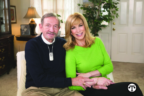 Talk show host Leeza Gibbons and her father Carlos.