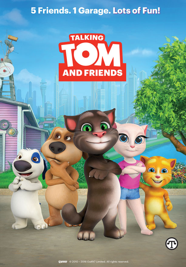 Talking Tom and Friends is a top-rated YouTube favorite for Gen Y & Z.