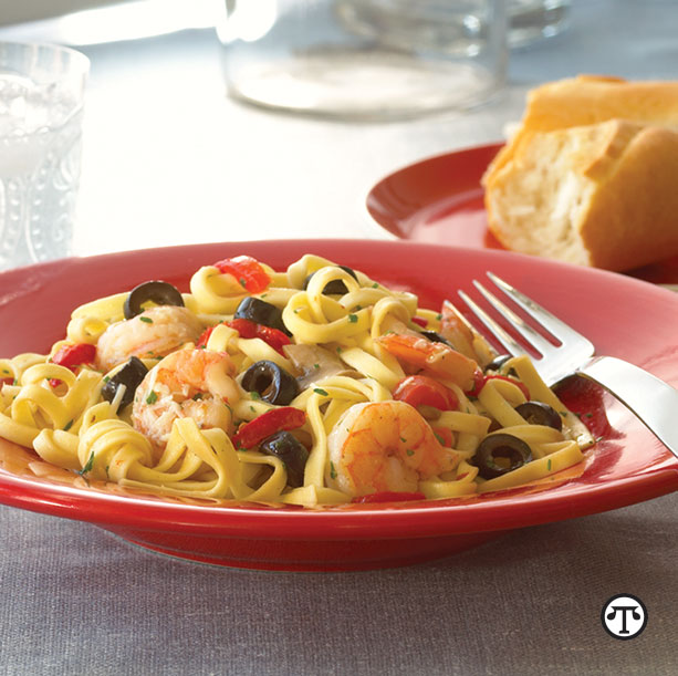 This fast and easy shrimp and pasta dish should be a big favorite with family and friends.