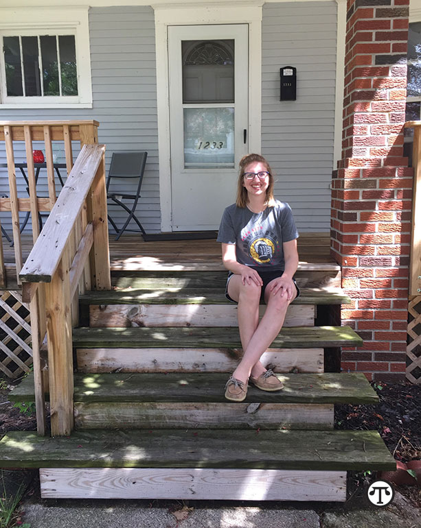 A low-down-payment mortgage leads to homeownership for a 23-year-old recent college grad.