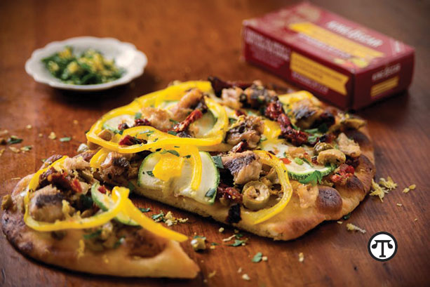 You won’t need to fish for compliments when you serve this savory Sardine Flatbread.