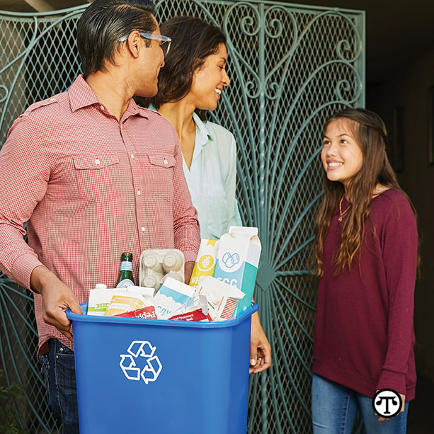 Cartons are a sustainable packaging option but their life cycle ends if they end up in a landfill. So, it’s important to recycle them.