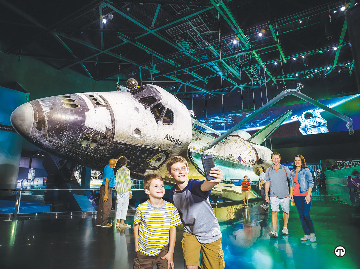 Space shuttle Atlantis is just one of the memorable things you can encounter at the Kennedy Space Center Visitor Complex.