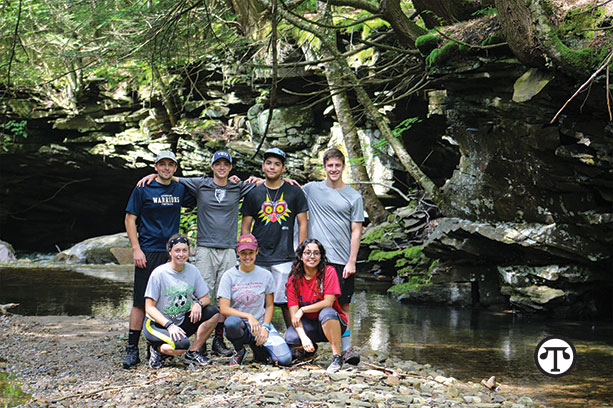 Learning and leadership don't only come from books and computers. Sometimes, going into the great outdoors can make it easier and better. 