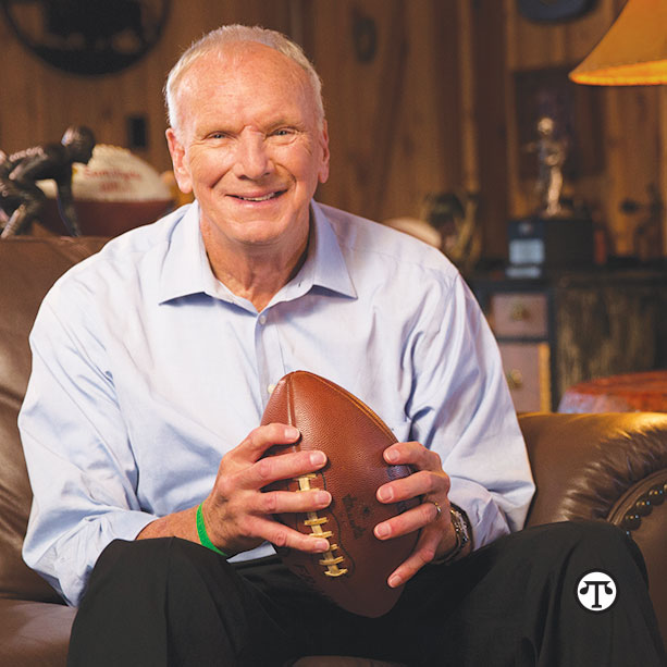 Former NFL quarterback and head coach Sam Wyche had just days to live when a transplant gave him his life back.